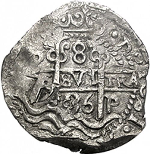 8 Reales Obverse Image minted in SPAIN in 1736E (1700-46  -  FELIPE V)  - The Coin Database