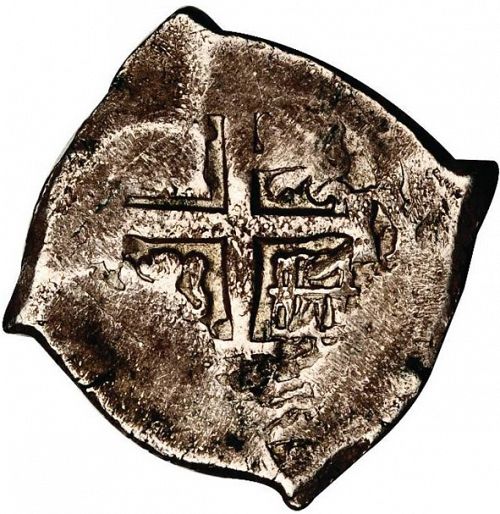8 Reales Reverse Image minted in SPAIN in 1705Y (1700-46  -  FELIPE V)  - The Coin Database