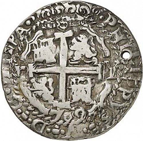 8 Reales Reverse Image minted in SPAIN in 1709Y (1700-46  -  FELIPE V)  - The Coin Database