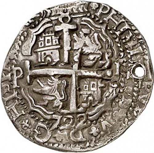 8 Reales Reverse Image minted in SPAIN in 1722Y (1700-46  -  FELIPE V)  - The Coin Database