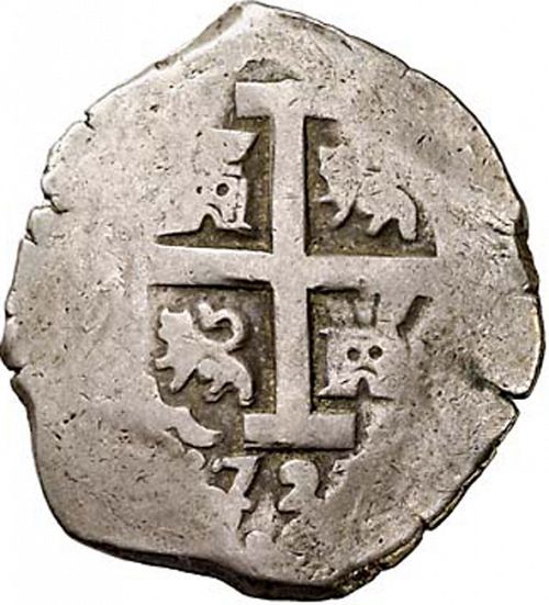 8 Reales Reverse Image minted in SPAIN in 1727M (1700-46  -  FELIPE V)  - The Coin Database