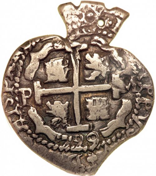 8 Reales Reverse Image minted in SPAIN in 1729M (1700-46  -  FELIPE V)  - The Coin Database