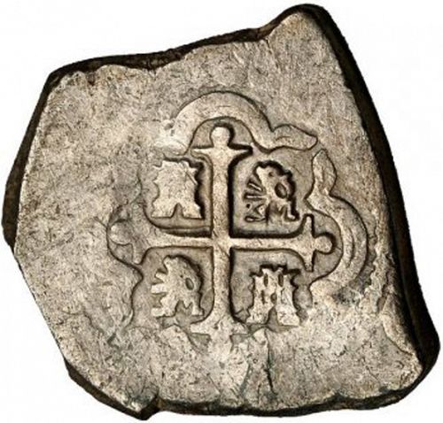 8 Reales Reverse Image minted in SPAIN in 1730F (1700-46  -  FELIPE V)  - The Coin Database