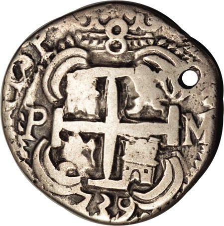 8 Reales Reverse Image minted in SPAIN in 1739M (1700-46  -  FELIPE V)  - The Coin Database
