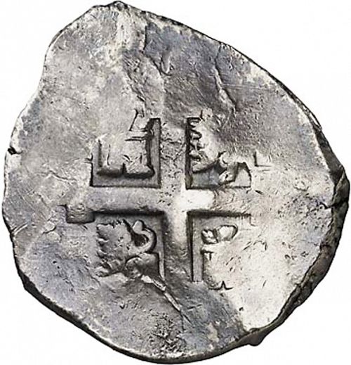 8 Reales Reverse Image minted in SPAIN in 1746V (1700-46  -  FELIPE V)  - The Coin Database