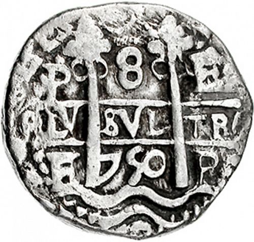 8 Reales Obverse Image minted in SPAIN in 1750E (1746-59  -  FERNANDO VI)  - The Coin Database