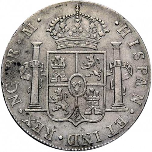 8 Reales Reverse Image minted in SPAIN in 1808M (1808-33  -  FERNANDO VII)  - The Coin Database