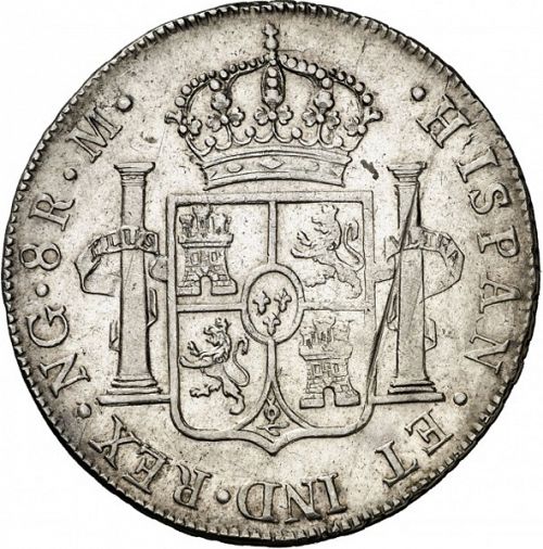 8 Reales Reverse Image minted in SPAIN in 1812M (1808-33  -  FERNANDO VII)  - The Coin Database