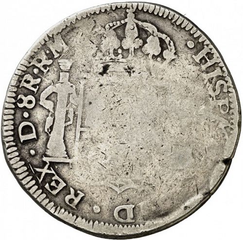8 Reales Reverse Image minted in SPAIN in 1812RM (1808-33  -  FERNANDO VII)  - The Coin Database