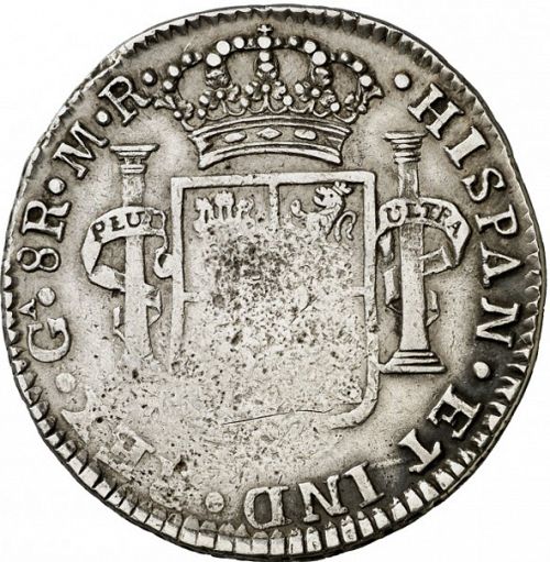 8 Reales Reverse Image minted in SPAIN in 1813MR (1808-33  -  FERNANDO VII)  - The Coin Database