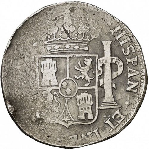 8 Reales Reverse Image minted in SPAIN in 1813MZ (1808-33  -  FERNANDO VII)  - The Coin Database
