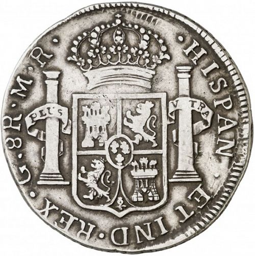 8 Reales Reverse Image minted in SPAIN in 1814MR (1808-33  -  FERNANDO VII)  - The Coin Database