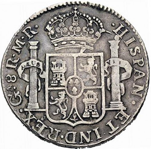 8 Reales Reverse Image minted in SPAIN in 1814MR (1808-33  -  FERNANDO VII)  - The Coin Database
