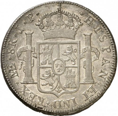 8 Reales Reverse Image minted in SPAIN in 1816JP (1808-33  -  FERNANDO VII)  - The Coin Database