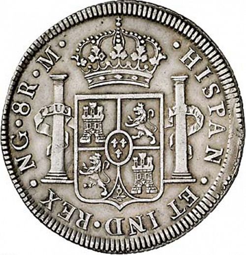 8 Reales Reverse Image minted in SPAIN in 1816M (1808-33  -  FERNANDO VII)  - The Coin Database
