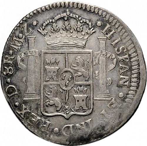 8 Reales Reverse Image minted in SPAIN in 1817MZ (1808-33  -  FERNANDO VII)  - The Coin Database