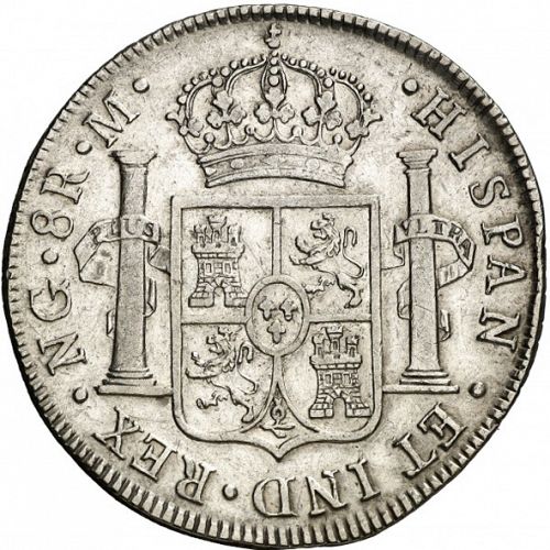 8 Reales Reverse Image minted in SPAIN in 1817M (1808-33  -  FERNANDO VII)  - The Coin Database