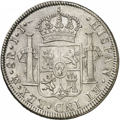8 Reales Reverse Image minted in SPAIN in 1819JJ (1808-33  -  FERNANDO VII)  - The Coin Database