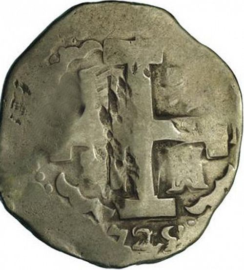 8 Reales Reverse Image minted in SPAIN in 1725M (1724  -  LUIS I)  - The Coin Database