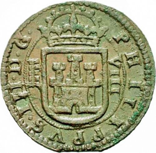 8 Maravedies Obverse Image minted in SPAIN in 1600 (1598-21  -  FELIPE III)  - The Coin Database