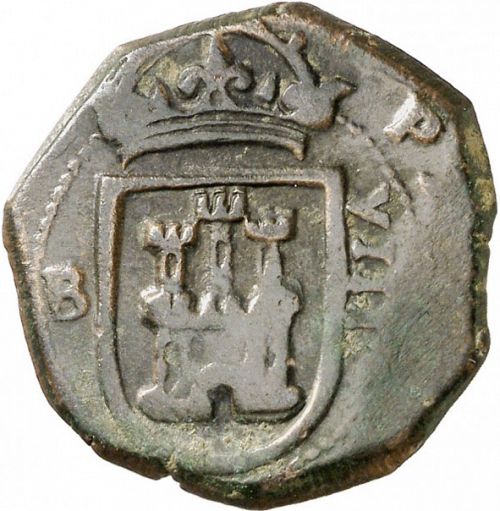 8 Maravedies Obverse Image minted in SPAIN in 1605 (1598-21  -  FELIPE III)  - The Coin Database