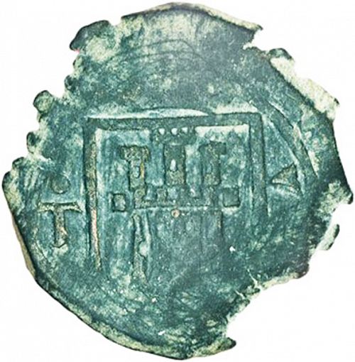 8 Maravedies Obverse Image minted in SPAIN in 1605 (1598-21  -  FELIPE III)  - The Coin Database