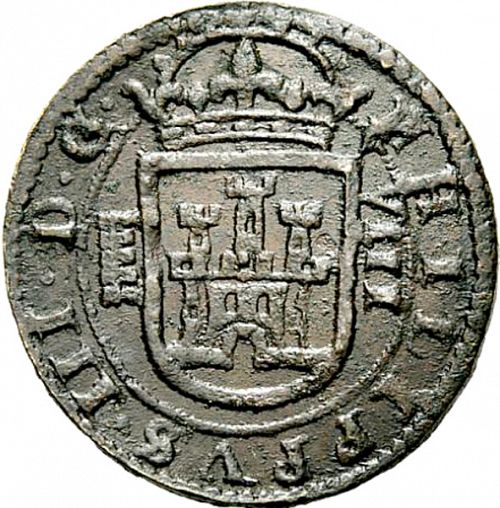 8 Maravedies Obverse Image minted in SPAIN in 1611 (1598-21  -  FELIPE III)  - The Coin Database