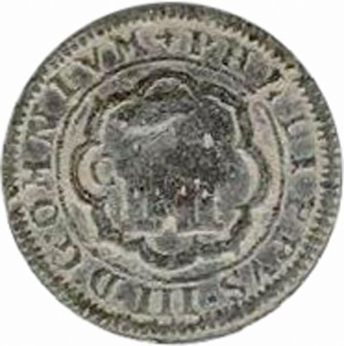 8 Maravedies Reverse Image minted in SPAIN in 1603 (1598-21  -  FELIPE III)  - The Coin Database