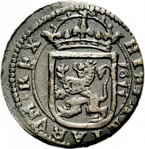 8 Maravedies Reverse Image minted in SPAIN in 1611 (1598-21  -  FELIPE III)  - The Coin Database