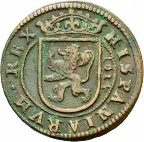8 Maravedies Reverse Image minted in SPAIN in 1614 (1598-21  -  FELIPE III)  - The Coin Database