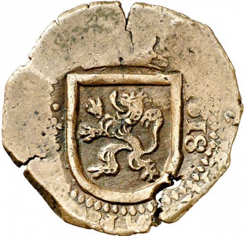 8 Maravedies Reverse Image minted in SPAIN in 1618 (1598-21  -  FELIPE III)  - The Coin Database