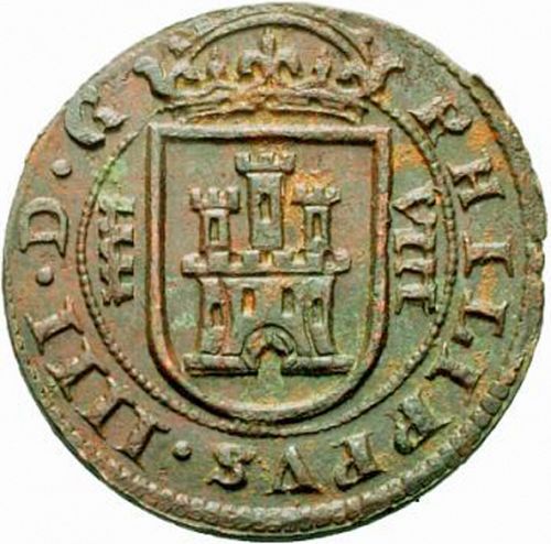 8 Maravedies Obverse Image minted in SPAIN in 1624 (1621-65  -  FELIPE IV)  - The Coin Database