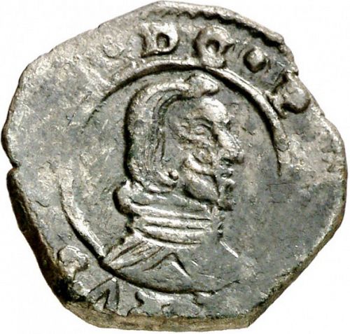 8 Maravedies Obverse Image minted in SPAIN in 1661A (1621-65  -  FELIPE IV)  - The Coin Database