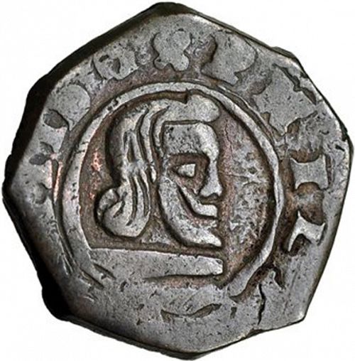 8 Maravedies Obverse Image minted in SPAIN in 1661CA (1621-65  -  FELIPE IV)  - The Coin Database