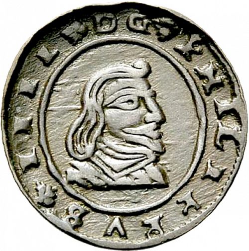 8 Maravedies Obverse Image minted in SPAIN in 1662N (1621-65  -  FELIPE IV)  - The Coin Database