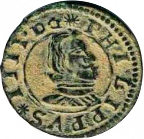 8 Maravedies Obverse Image minted in SPAIN in 1662Y (1621-65  -  FELIPE IV)  - The Coin Database