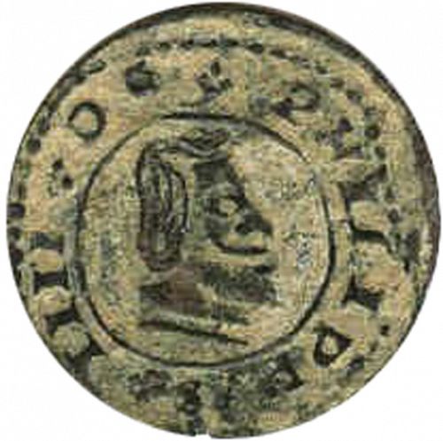 8 Maravedies Obverse Image minted in SPAIN in 1664M (1621-65  -  FELIPE IV)  - The Coin Database
