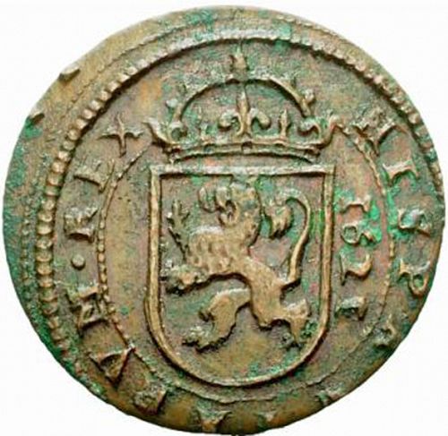 8 Maravedies Reverse Image minted in SPAIN in 1621 (1621-65  -  FELIPE IV)  - The Coin Database