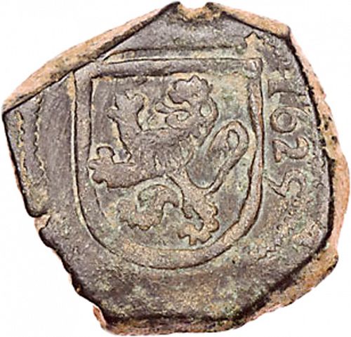 8 Maravedies Reverse Image minted in SPAIN in 1625 (1621-65  -  FELIPE IV)  - The Coin Database