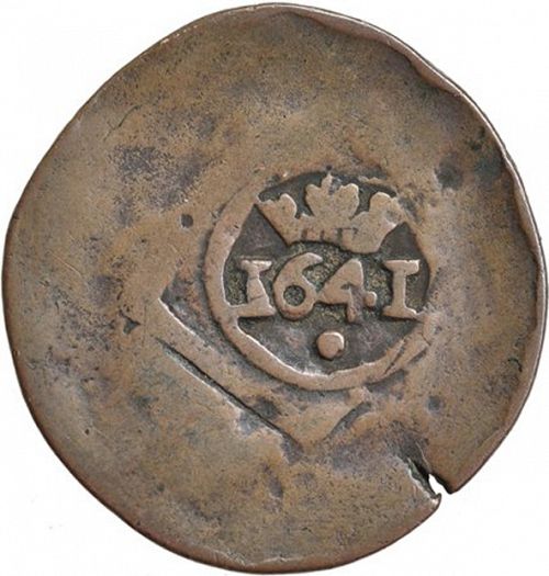 8 Maravedies Reverse Image minted in SPAIN in 1641 (1621-65  -  FELIPE IV)  - The Coin Database