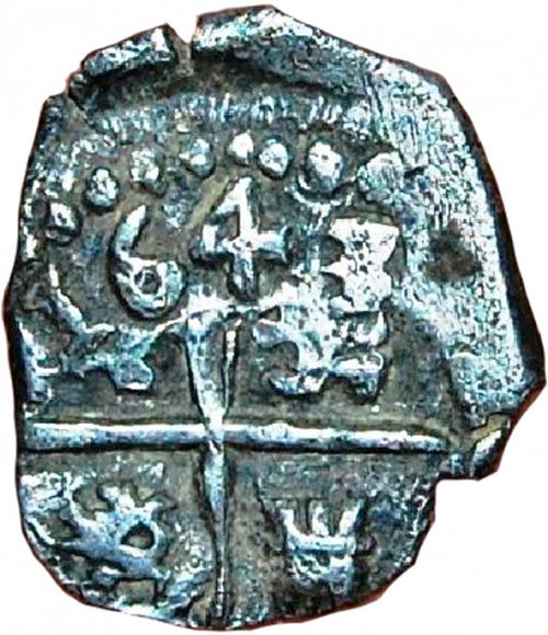 8 Maravedies Reverse Image minted in SPAIN in 1643B (1621-65  -  FELIPE IV)  - The Coin Database