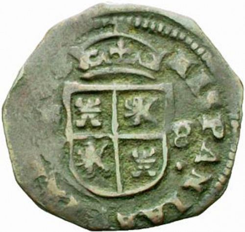 8 Maravedies Reverse Image minted in SPAIN in 1661S (1621-65  -  FELIPE IV)  - The Coin Database
