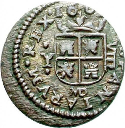 8 Maravedies Reverse Image minted in SPAIN in 1662Y (1621-65  -  FELIPE IV)  - The Coin Database