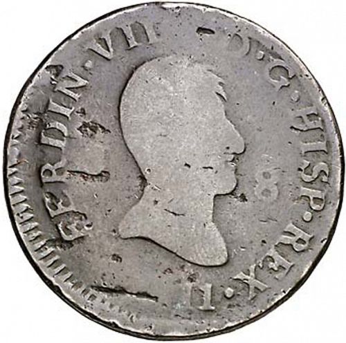 8 Maravedies Obverse Image minted in SPAIN in 1811 (1808-33  -  FERNANDO VII)  - The Coin Database