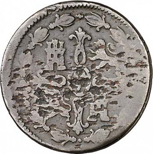 8 Maravedies Reverse Image minted in SPAIN in 1811 (1808-33  -  FERNANDO VII)  - The Coin Database