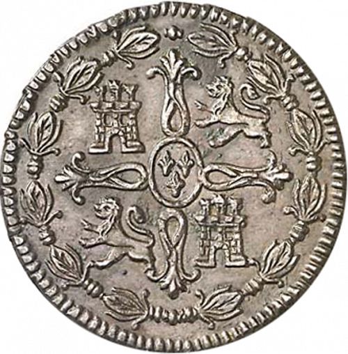 8 Maravedies Reverse Image minted in SPAIN in 1815 (1808-33  -  FERNANDO VII)  - The Coin Database