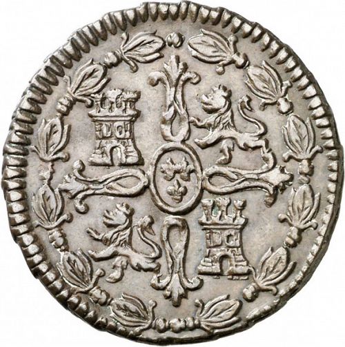 8 Maravedies Reverse Image minted in SPAIN in 1816 (1808-33  -  FERNANDO VII)  - The Coin Database