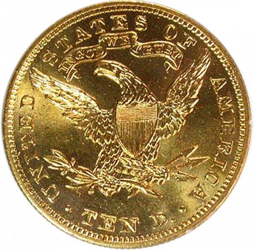 10 dollar Obverse Image minted in UNITED STATES in 1903 (Coronet Head - New-style head, with motto)  - The Coin Database