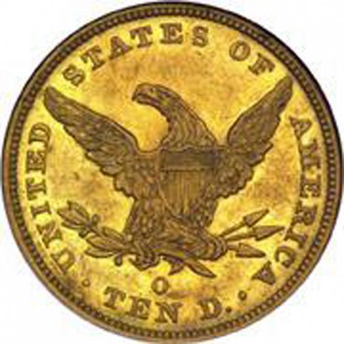 10 dollar Reverse Image minted in UNITED STATES in 1842O (Coronet Head - New-style head, no motto)  - The Coin Database