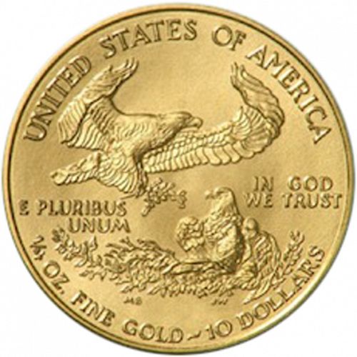 Bullion Reverse Image minted in UNITED STATES in 2011 (American Eagle -  Gold 10 $)  - The Coin Database